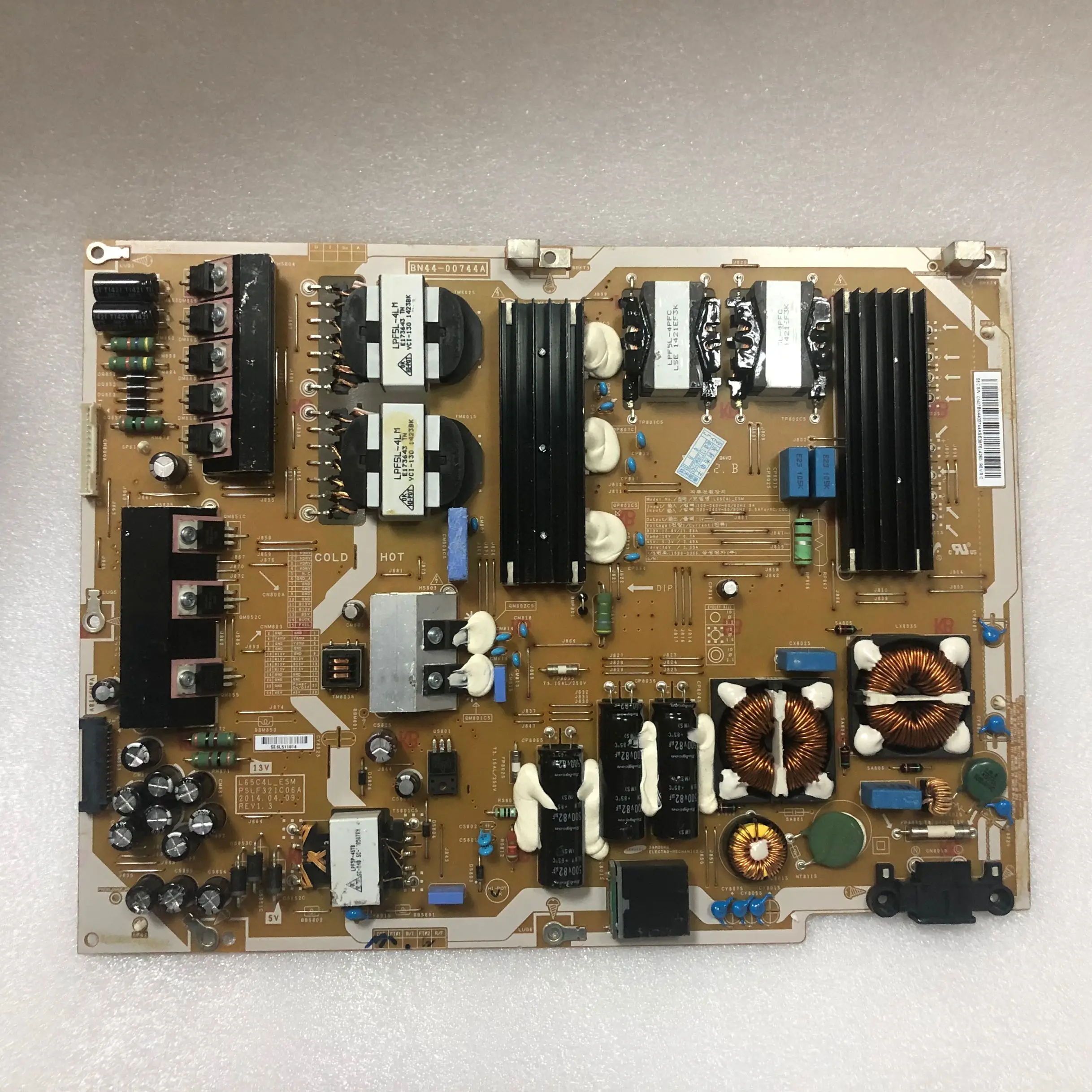 1 шт/лот хорошее качество 100% тест доставка для UA65HU9800J плата питания BN44-00744A L65C4L_ESM |