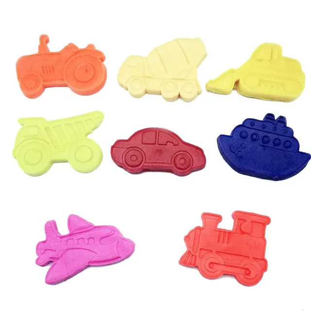 4Db/Beállított Repülőgép, Jármű, Tartály, Autó Alakú Műanyag Keksz Süti Dugattyúvágó Vágó Sütemény Torta Penész Díszítő Szerszámok - Image 3