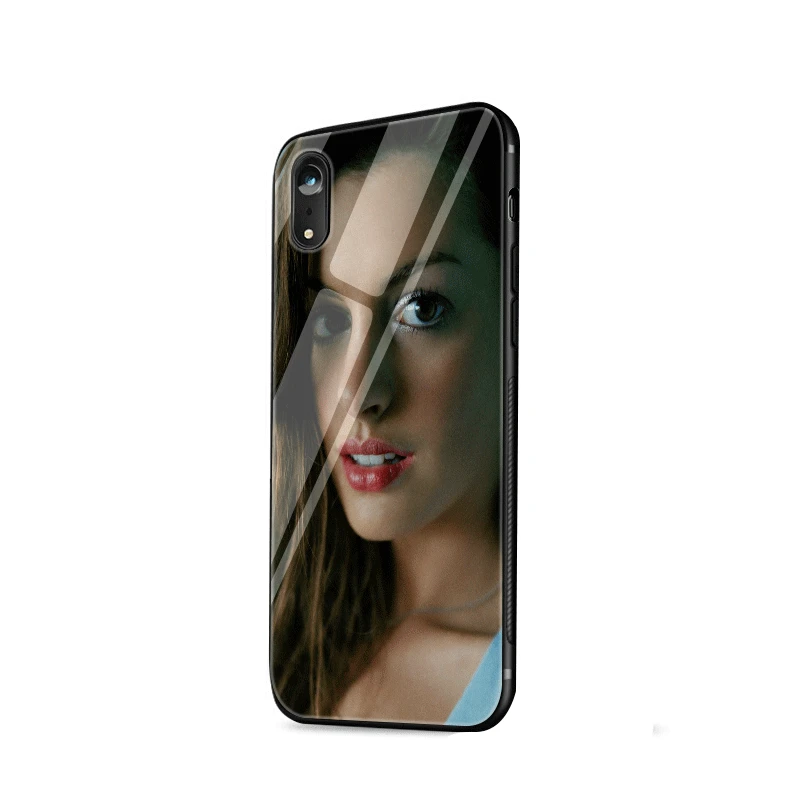 Стекло чехол для телефона из ТПУ с Стекло для Apple iPhone 5 5S SE 6 6S 7 8 Plus XR X XS Max Энн Хэтэуэй