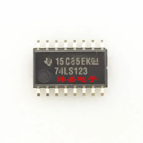 10 шт. SN74LS123DR LS123 лапками углублением SOP-16 SN74LS123 74LS123