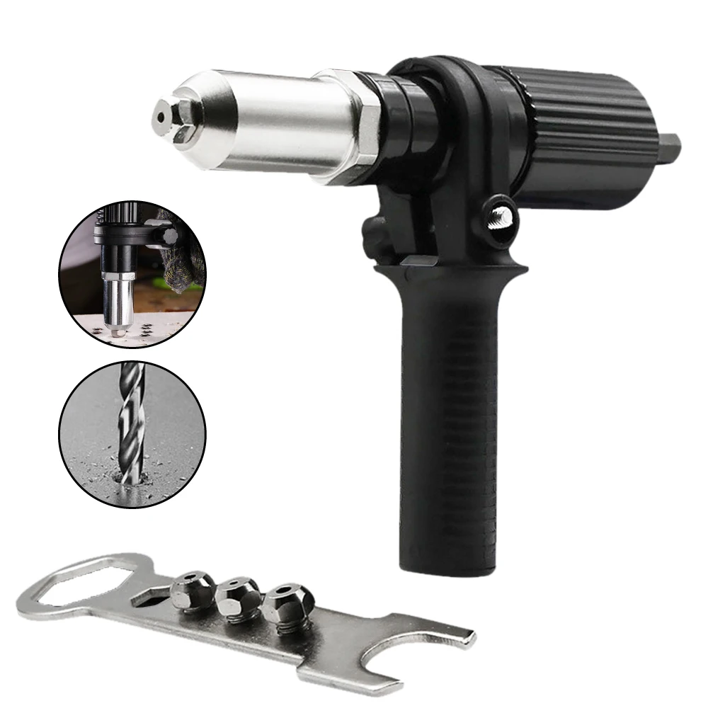 Electric Rivet Gun 2.4mm 4.8mm rivet nut gun drill adapter Cordless