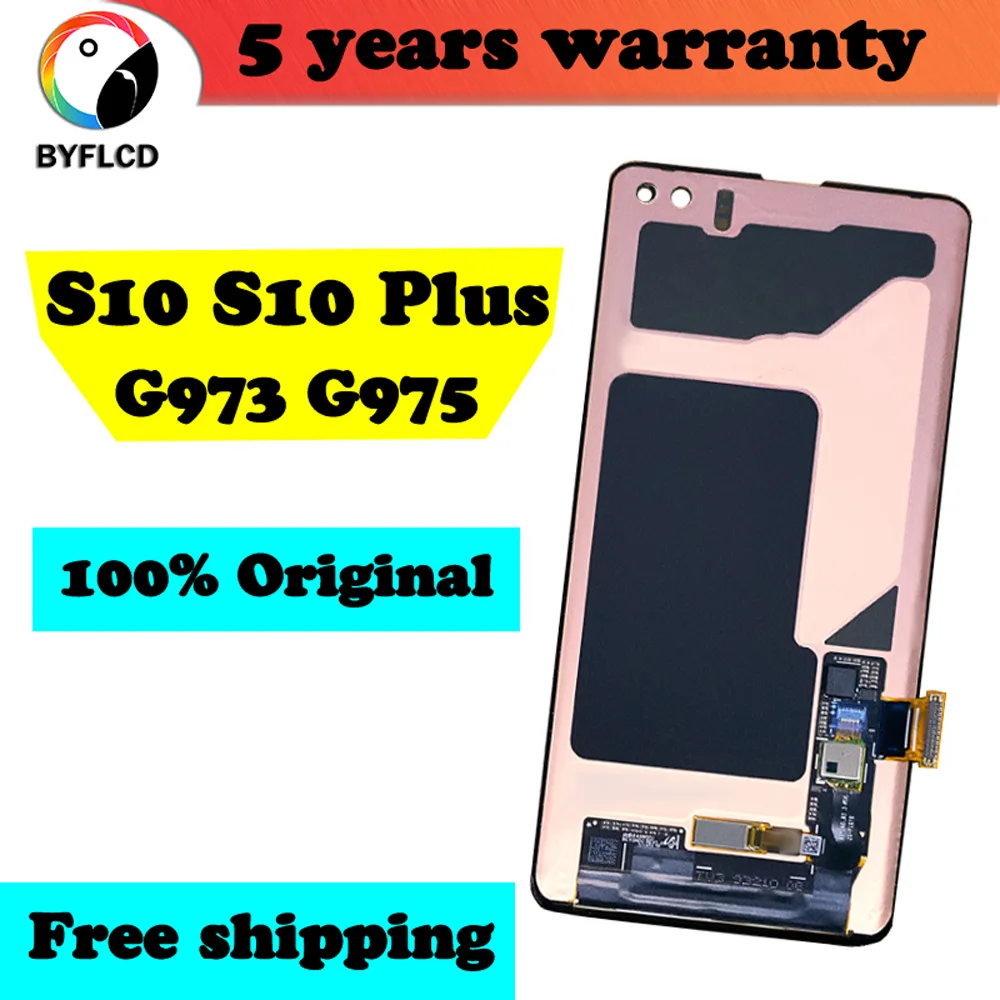 100% Оригинальный дисплей для samsung Galaxy S10 G973 ЖК Plus G975 с Dead Point сенсорный дигитайзер
