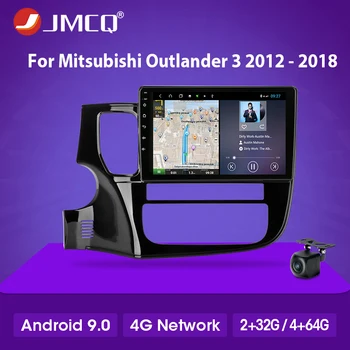 

JMCQ 4G+64G Android car radio Head Unit for Mitsubishi Outlander 3 2012-2018 Multimedia Video Player 4G Internet WIFI 8 cores