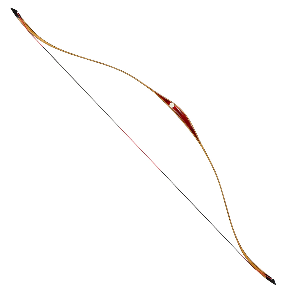 Toparchery Стрельба из лука 54 '' длинный лук открытый охотничий изогнутый лук цельный традиционный деревянный охотничий лук для правой/левой руки