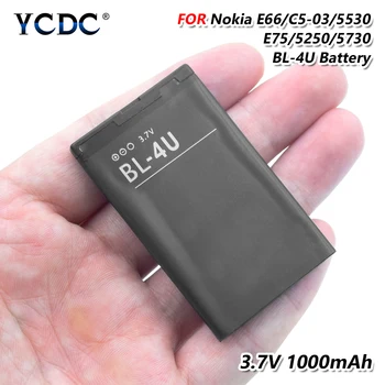 

Replacement Li-ion Lithium Original ORIGINAL BATTERY BL 4U BL-4U FOR NOKIA 301 500 530 5730 5330 5530 8800A 8800E Free Shipping