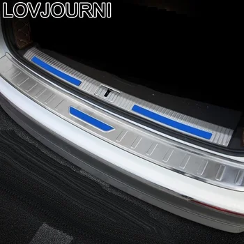 

Trunk Rear Panels Foot Pedal Exterior Decorative Automobile Sticker Strip Bright Sequins Accessory 17 18 FOR Volkswagen Tiguan