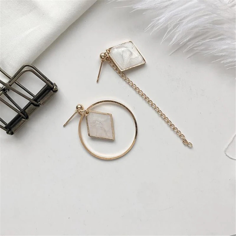 Модные серьги в форме сердца с кристаллами длинные женские серьги-капли для