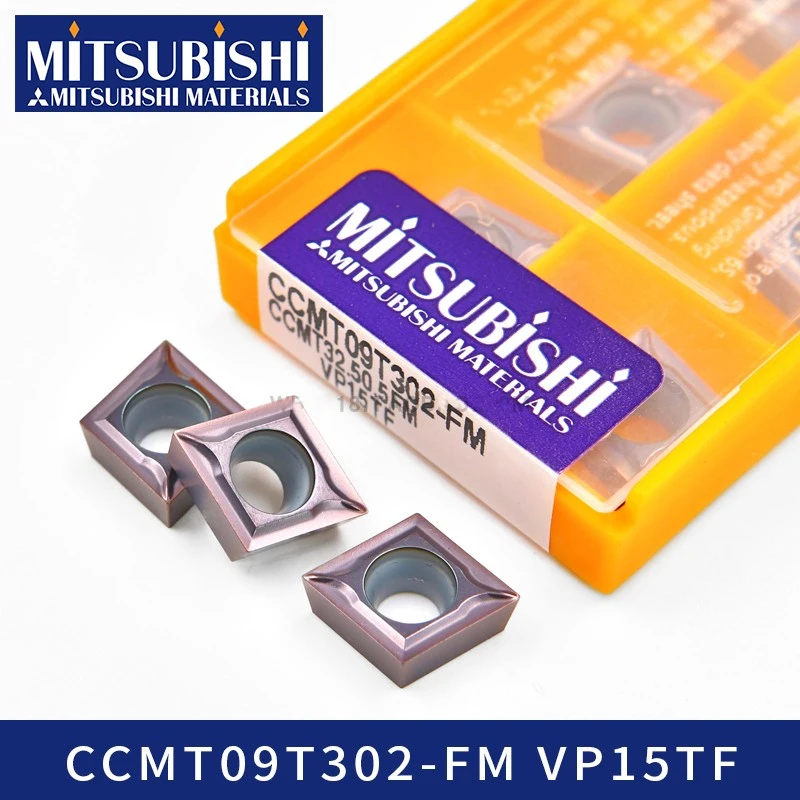 Mitsubishi CCMT09T304 VP15TF твердосплавные вставки CCMT09T308 VP15TF S16Q-SCLCR09 SCLCR токарный станок с ЧПУ держатель токарного инструмента CCMT09T3