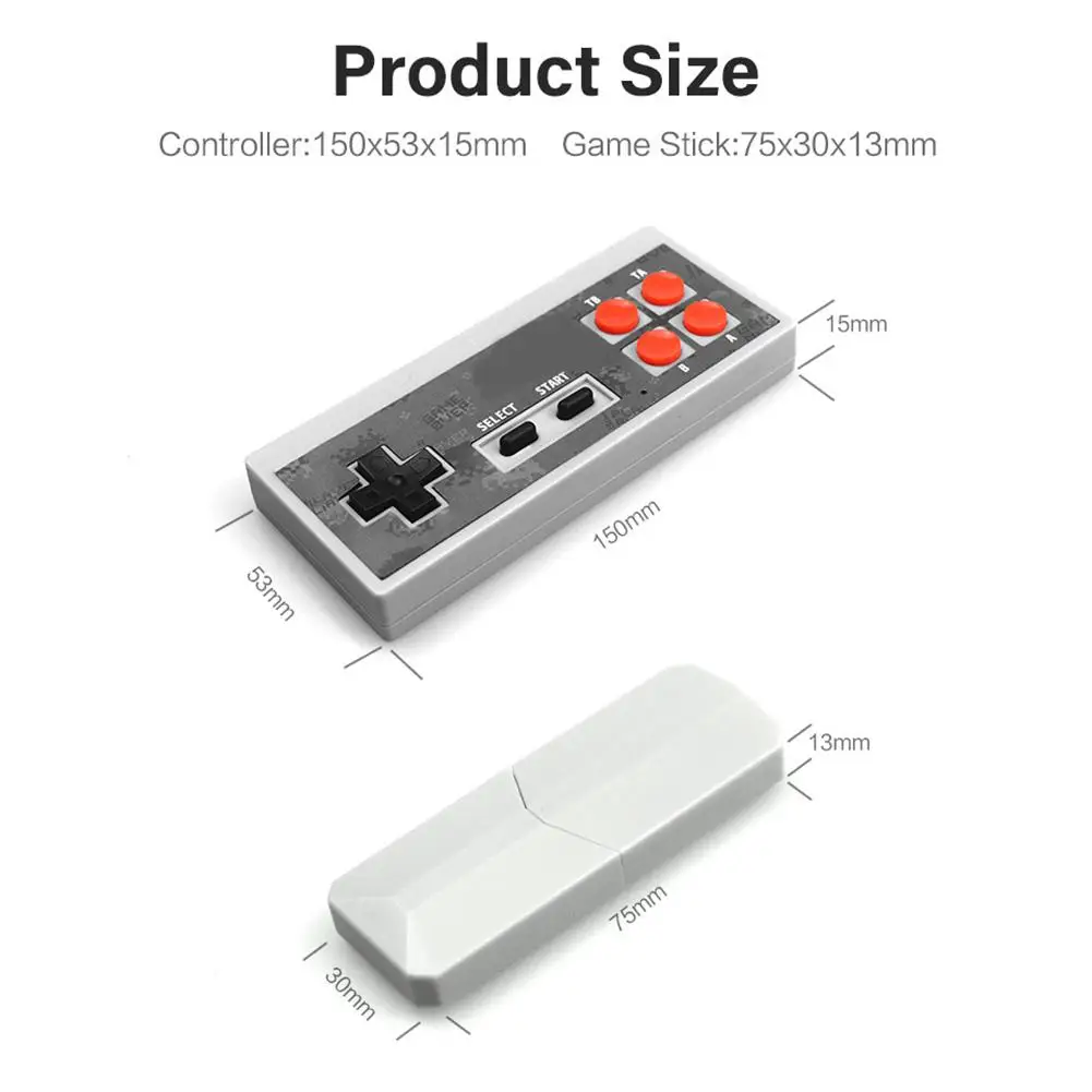 DATA Y2 Pro USB ТВ игровая приставка Классическая 8-битная мини игровая консоль Встроенная 600 классические игры 8BitDo M30