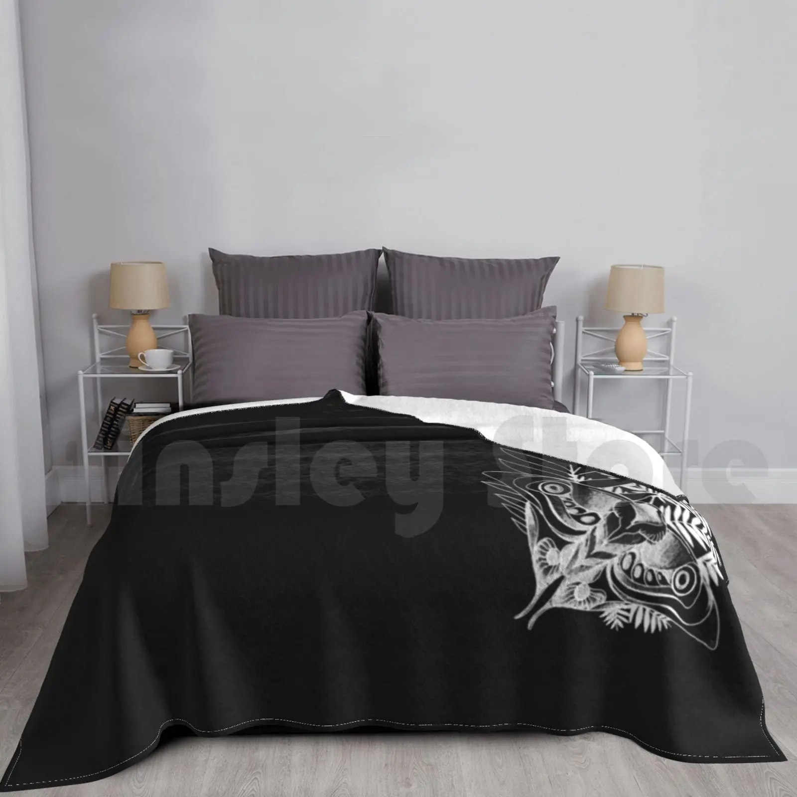 L'Ultimo Di Noi Ellie Tattoo V2 Coperta Per Divano Letto Viaggio L'Ultimo Di Noi L'Ultima Parte 2 Tlou Tlou Parte