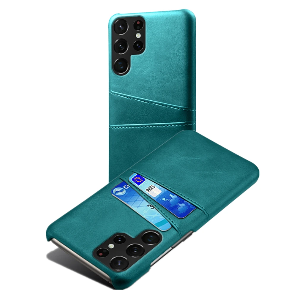 For Samsung S22 Ultra Pro S20 S21 FE 5G S8 S9 S10 Plus Funda Luxury PU Leather Card Slots Cover Galaxy Note 10 20 Case | Мобильные