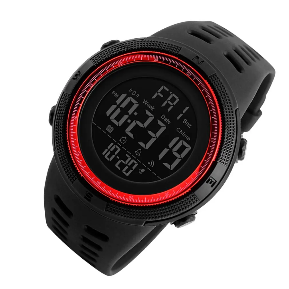 Outdoor Fashion Sports Watch Men's Multi-function Watch Alarm Clock 5Bar Waterproof Digital Watch
