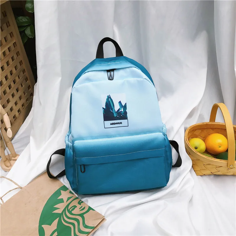 

Literature And Art Fresh Vintage Sense GIRL'S Korean-style STUDENT'S Backpack MORI Series Gradient Fashion Versatile Backpack