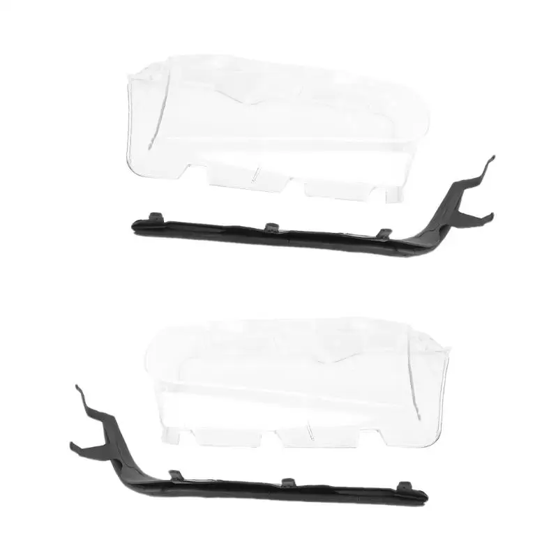 

Replacement Headlight Lens with Cover Strip Lamp Headlight Mask Headlights Shell for BMW 3 Series E46 4 Door 98-01