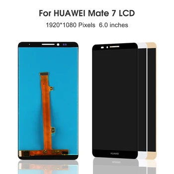 

New 6.0'' Mate 7 LCD For HUAWEI Mate 7 LCD Display Touch Screen Digitizer Replacement Parts MT7-TL00 MT7-CL00 free shipping