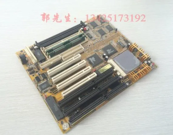 ^*Best Offers 100% high quality test Original 586 motherboard 3 ISA 4 PCI to send CPU memory spark machine advertising machine wire cut