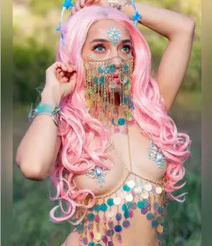 

Boho Sequins Waist Chains Summer Beach Body Chain Fashion Body Accessories Jewelry for Women Accessories