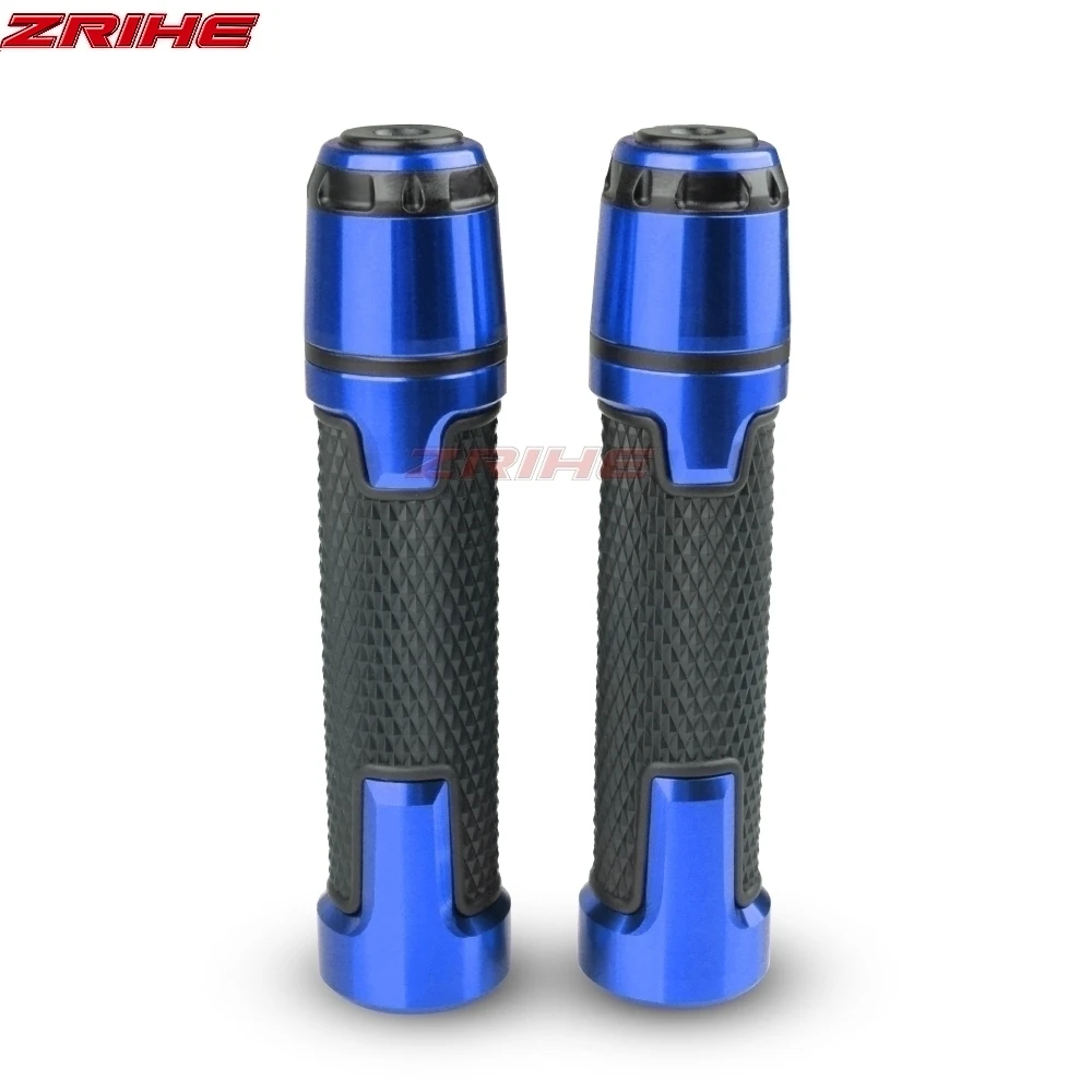 Мотоцикл Универсальный accessories7/" 22 мм мотоцикл рукоятка шапки/руль GripsFor YAMAHA TMAX 530 X-MAX 125/АБС-пластик - Color: Blue