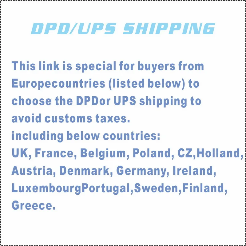DPD SHIPPING EXTRA COST -AS