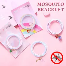 Наручные браслеты противомоскитные защитные браслеты шикарные Милые анти-москитные браслеты защита лето 4 стиль открытый простой