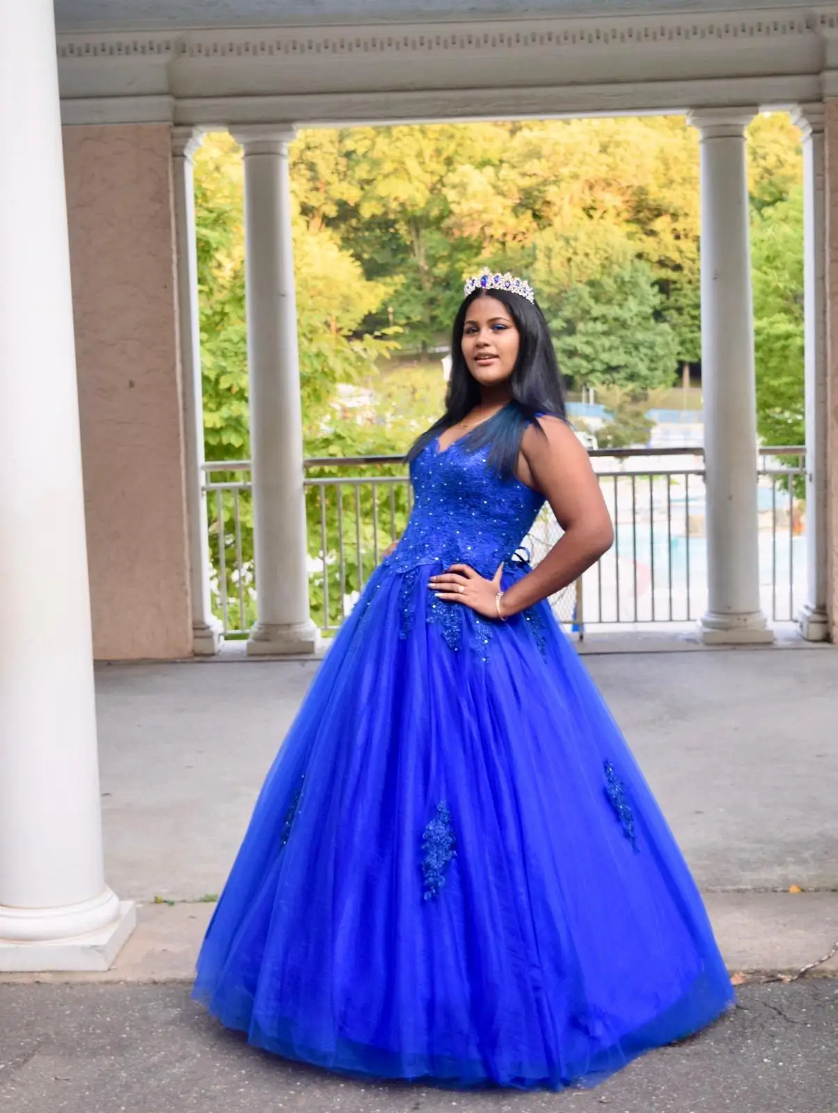 

Красивое платье для невесты с V-образным вырезом, милое 15 дней рождения, платье для выпускного вечера, морское бальное платье 2021