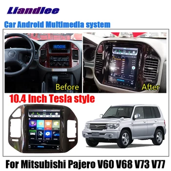 شراءLiandlee أندرويد لميتسوبيشي باجيرو V60 V68 V73 V77 1998 ~ 2006 تسلا نمط شاشة سيارة Carplay BT لتحديد المواقع نافي الملاحة خريطة وسائل الإعلام