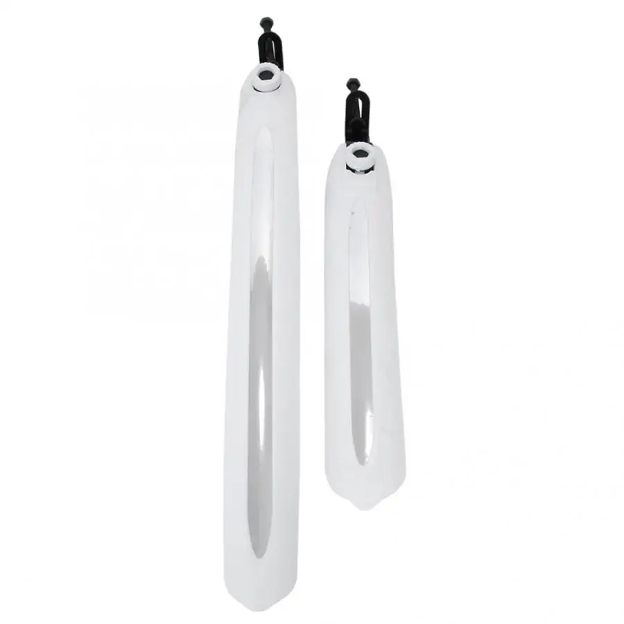 

2 pcs Reflective Bike Mudguard Plastic Durable Bicycle Front Rear Fender Set Mountain Bike Road Bike Mudguard Cycling Accessory