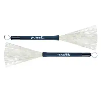

Tb6 heavy drum brushes, metal, sliding, Promark