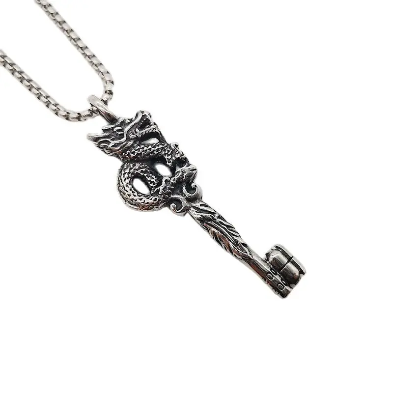 Stainless Steel Key Necklace Pendant Stainless Steel Necklace Jewelry Vintage Aliexpress