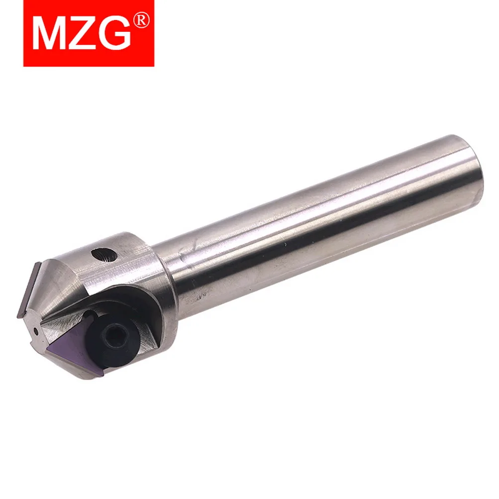 MZG TCM 45 Degree Chamfer CNC Lathe Tungsten Steel Milling Cutter 12 16 20 MM TCMT Carbide Inserts End Mill Chamfering Tools