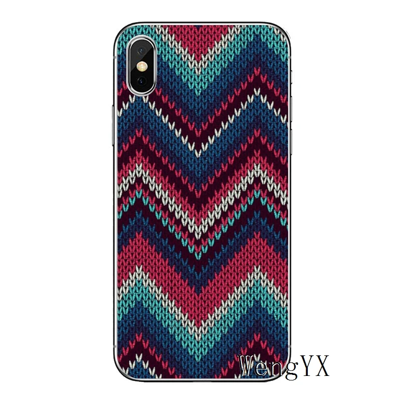 Роскошный трикотажный узор из пряжи для samsung galaxy A10 A30 A40 A50 A60 A70 xiaomi mi 9 redmi note 7 для huawei p30 lite pro Чехол - Цвет: knitting-yarn-A-04