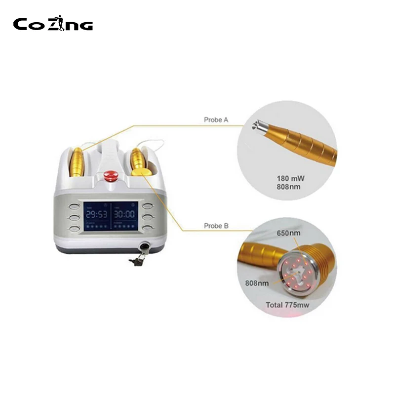 

Clinical Strength Photobiomodulation System. Red & Near Infrared Laser.Low Power Laser Therapy for Pain Relief