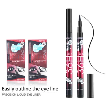 

36H Eyeliner Pencil 1Pcs Black Not Blooming Waterproof Anti-stain Long Lasting Quick Drying Eyeliner Women Makeup Tools TSLM1