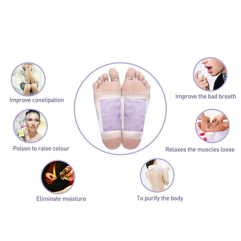 

Medicinal Weight Loss Slimming Patch Wood Vinegar Detox Foot Patches Relive Stomachache Aches Improve Sleep Quality Feet Patches