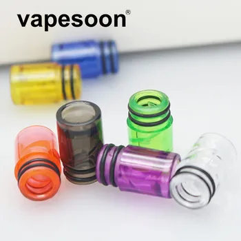 

4pcs 510 unique design plastic drip tip for ego aio to prevent eliquid from slopping black clear E Cig Drip Tip 510
