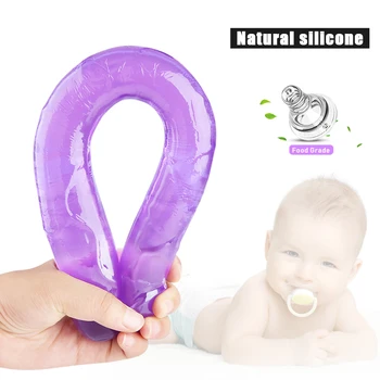 Erotic Jelly Dildo Anal Butt Plug Realistic Vaginal Artificial Penis G-spot Massage Double Dildo Sex Toys for Woman No Vibrator 4