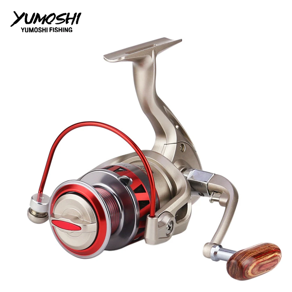 Yumoshi reel Molinete Carp Fishing Reel Spinning Fishing reels metal spool  reel 1000-7000 Feeder Carretilha de pesca DF