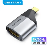 Vention usb c para hdmi adaptador 4k tipo c hdmi 2.0 adaptador para macbook huawei companheiro p20/p30 pro samsung galaxy s9 s10 usb c para dp