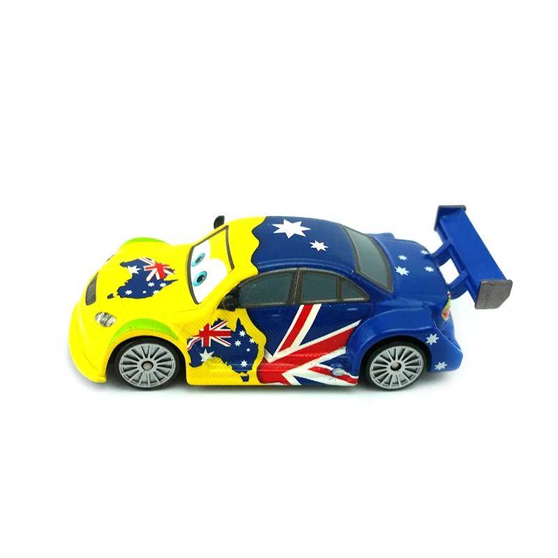 Disney «Тачки» морозный Австралия 1:55 Diecast металлические Игрушечная машина из сплава модель свободного покроя день рождения детей, мальчика; отличный подарок;