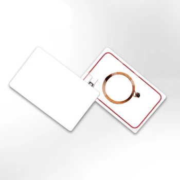 125KHz T5577 RFID 13.56MHZ UID 2 in 1 Changeable S50 1K NFC IC+ID Rewritable Composite Key Tags Keyfob Token Ring Keychain Card 1