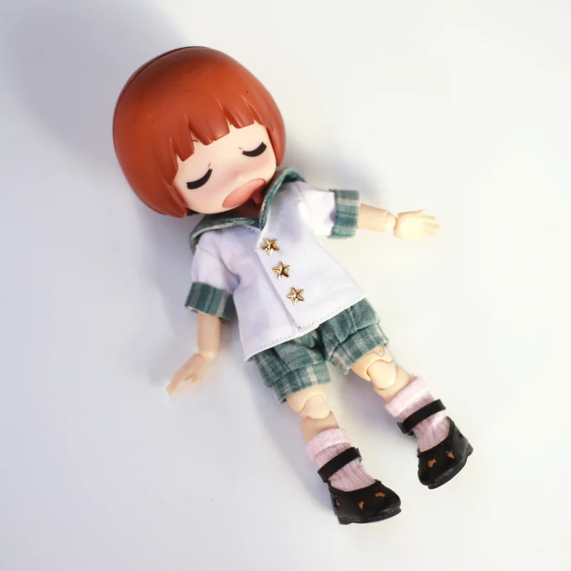 Ob11 детская одежда Молли Боди 9 красивый узел свинья GSC глина ручная одежда может носить новая улучшенная школьная форма кукольная одежда