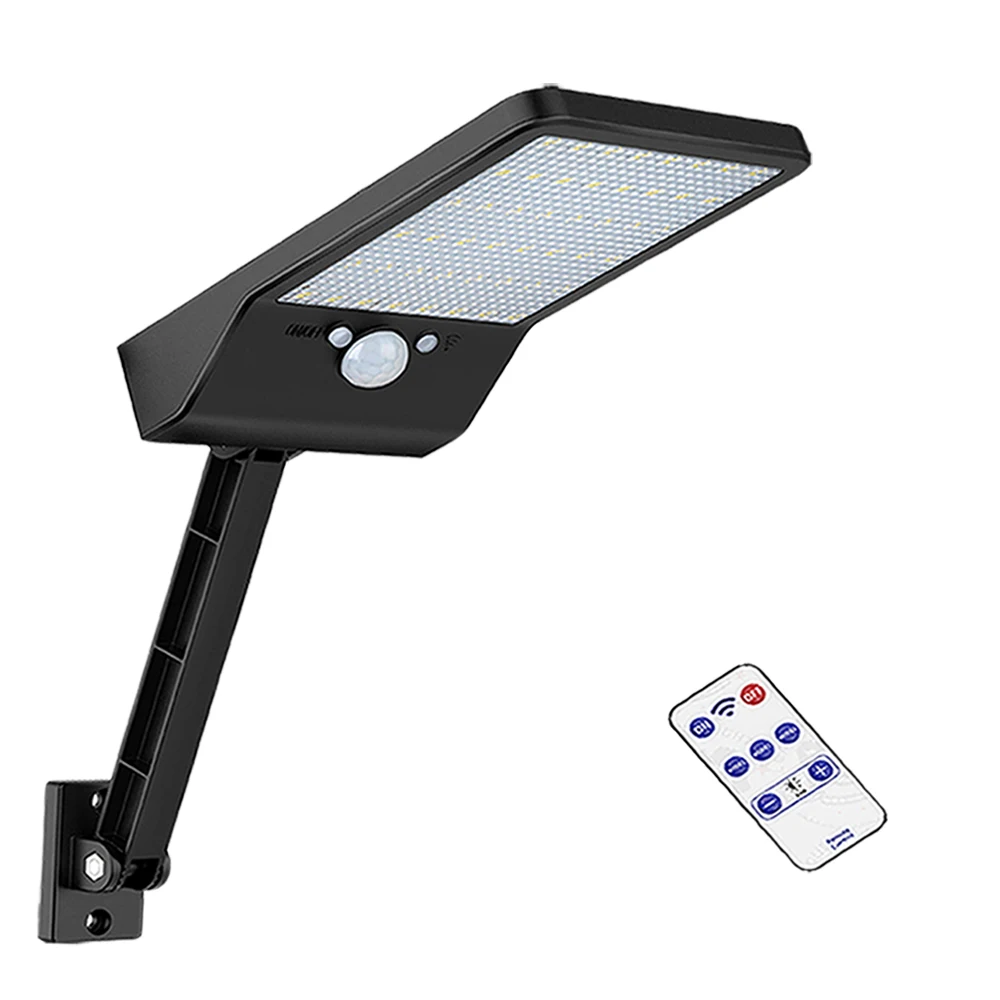LED Solar-street-wall-fence-flood-Lights Garden-path-lamp Outdoor Motion Sensor Security Waterproof Motion Sensor remote control