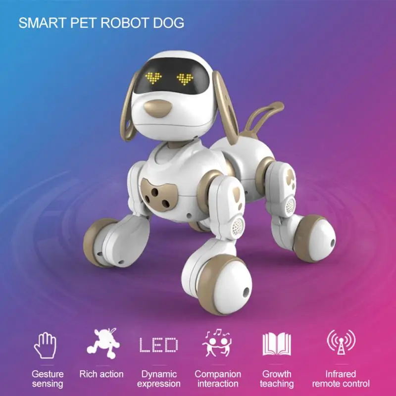 LE NENG TOYS K16A Electronic Animal Pets RC Robot Dog Voice Remote Control Toys Music Song Toy smart robot for kids xmas gifts LE NENG TOYS K16A Electronic Animal Pets RC Robot Dog Voice Remote Control Toys Music Song Toy smart robot for kids xmas gifts