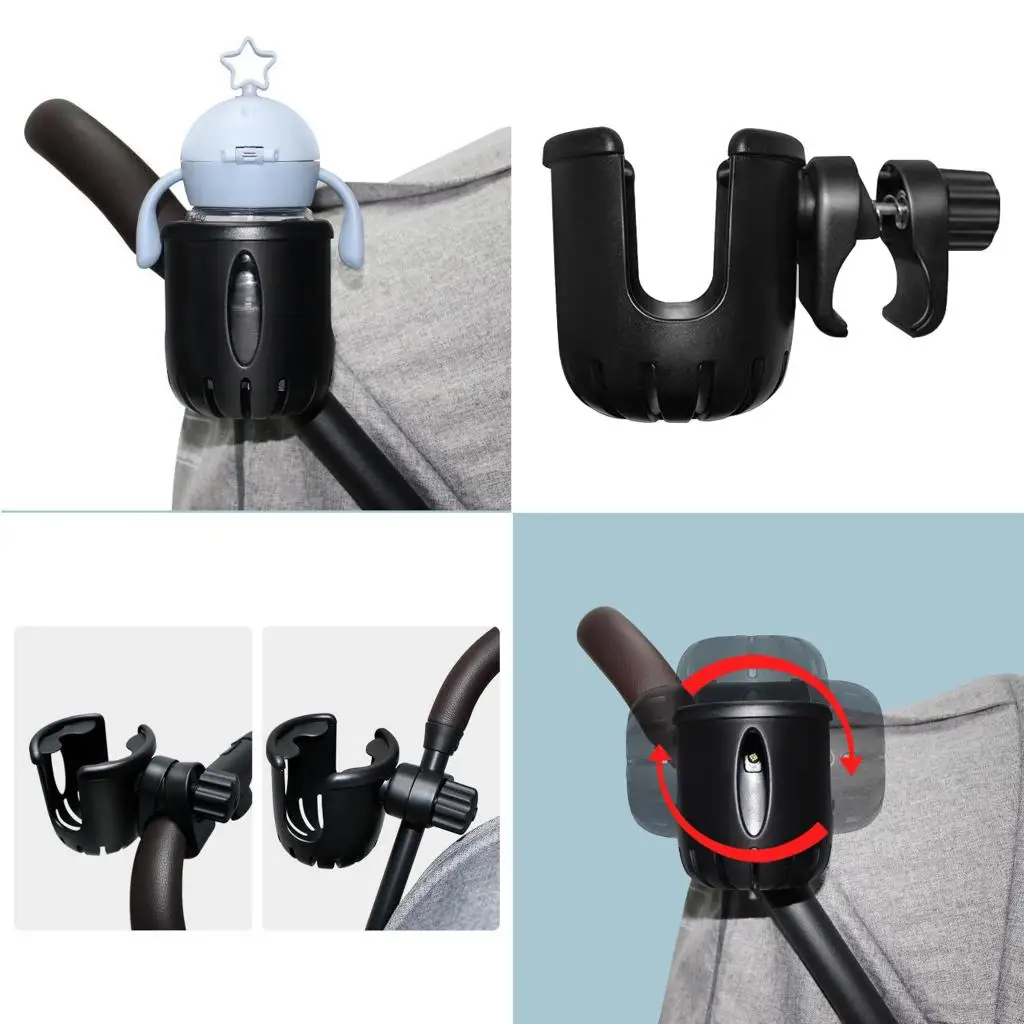 Baby Stroller Cup Holder Baby Stroller Supplies for Milk Drink Water Bottles Rack Bicycle Bike Bottle Holder