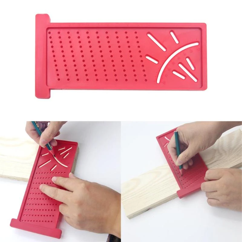 ZHHRHC Scribe T-Type Mark Line Wood Square Layout Metric Mark Gauge Caliper Ruler Measuring Tool ZHHRHC Scribe T-Type Mark Line Wood Square Layout Metric Mark Gauge Caliper Ruler Measuring Tool