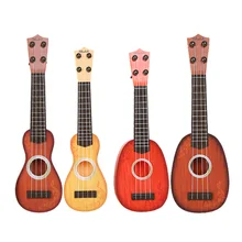 Детская модель мини-укулеле-игра Музыкальные инструменты пианино детская музыка маленькая гитара пластиковая игрушка гитара