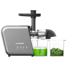 

LUFVEBUT Juicer Machines 2 Speed Slow Masticating Juicer Easy to Clean, Quiet Motor, Reverse Function, Cold Press Juicer Machine
