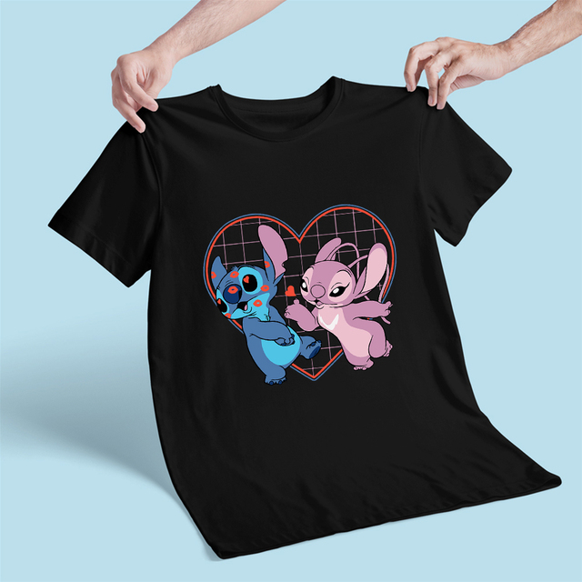 New Products Family Look Outfits Disney Short Sleeve Comfortable Lilo & Stitch Harajuku Korea Style Fashion Baby Girl Boy