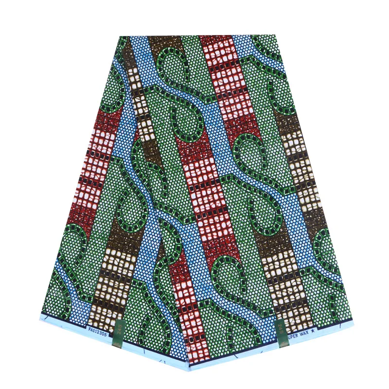 

African Wax Print Fabric new Fabric Ankara African Batik Breathable 100% Cotton Fabric tissus wax