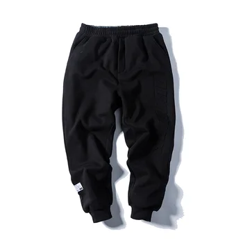 

2020 plus velvet pants pants loose large size pants men's Korean version trend-set pants leggings leggings